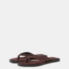 Sandales plates en cuir Sandales plates en cuir