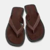 Sandales plates en cuir Sandales plates en cuir