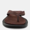 Sandales plates en cuir Sandales plates en cuir