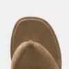 Sandales plates volumineuses