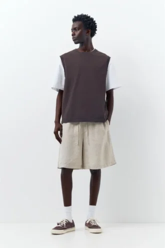 Shorts de jogging 100 % lin