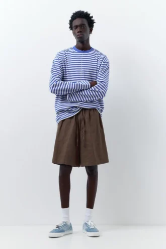 Shorts de jogging 100 % lin