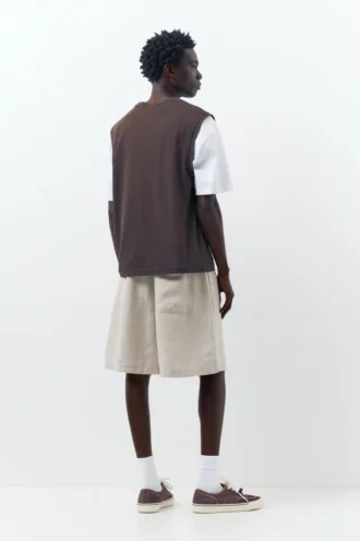 Shorts de jogging 100 % lin