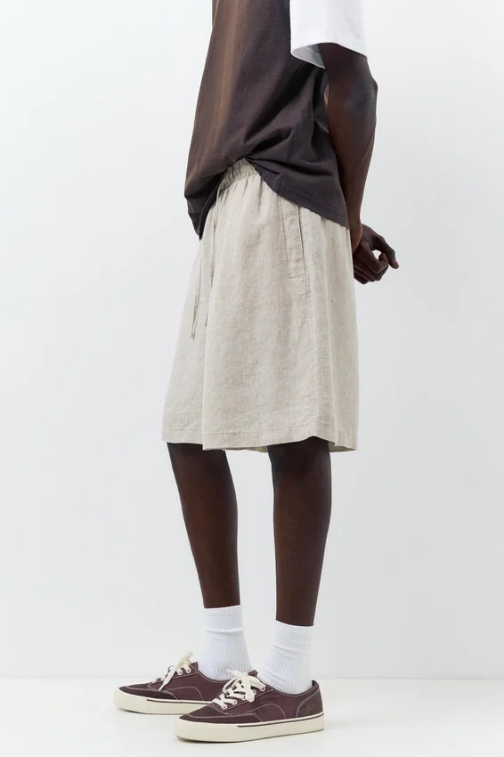 Shorts de jogging 100 % lin Shorts de jogging 100 % lin