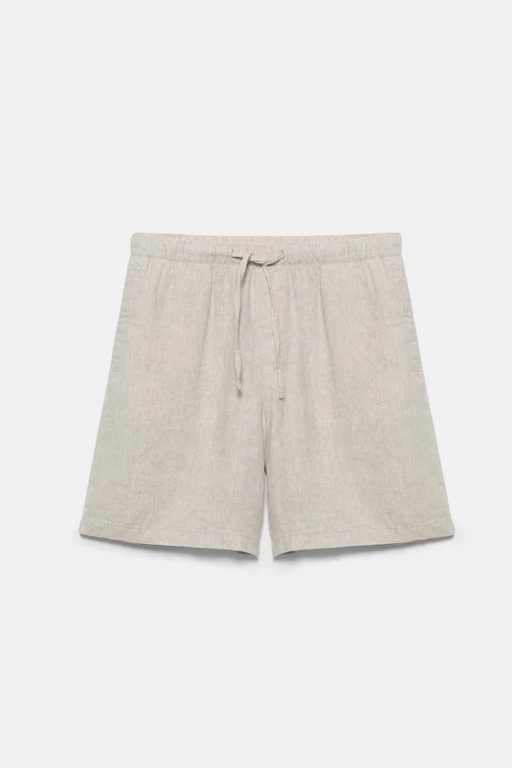 Shorts de jogging 100 % lin Shorts de jogging 100 % lin