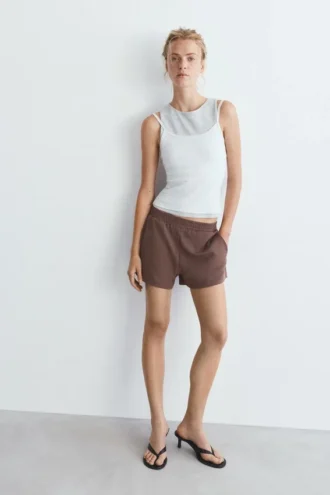Shorts de sport doux au toucher