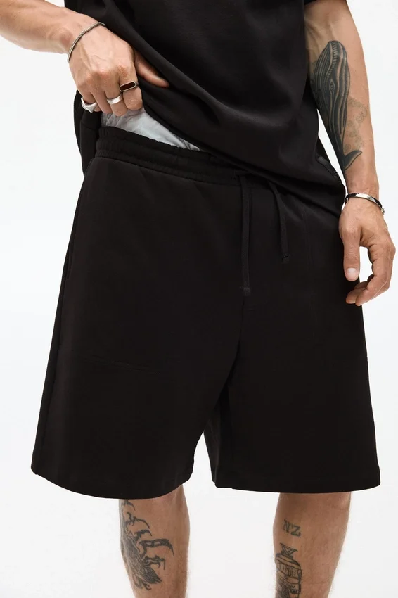 Shorts de survêtement en interlock Shorts de survêtement en interlock