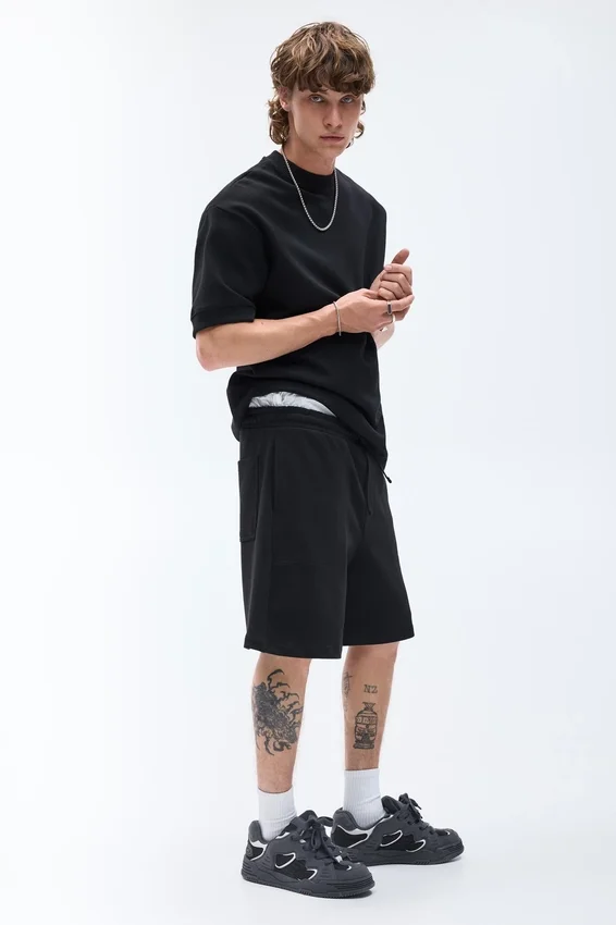 Shorts de survêtement en interlock Shorts de survêtement en interlock
