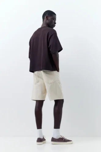 Shorts en denim coupe standard