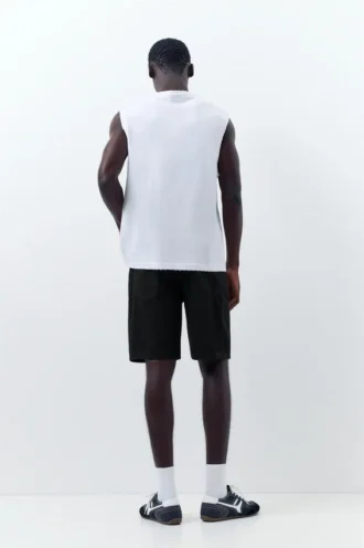 Shorts en denim coupe standard