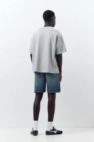 Shorts en denim coupe standard