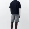 Shorts en denim coupe standard Shorts en denim coupe standard