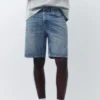 Shorts en denim coupe standard Shorts en denim coupe standard