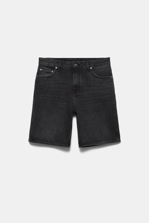 Shorts en denim coupe standard Shorts en denim coupe standard