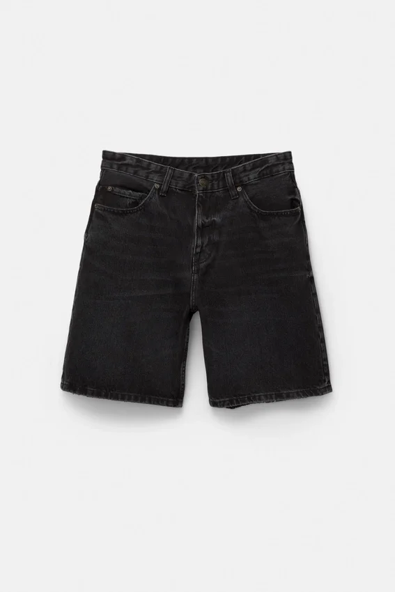 Shorts en denim coupe standard Shorts en denim coupe standard