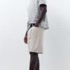 Shorts en denim coupe standard Shorts en denim coupe standard