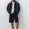 Shorts en denim coupe standard Shorts en denim coupe standard