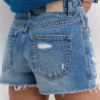 Shorts en denim déchiré Shorts en denim déchiré