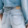 Shorts en denim déchiré Shorts en denim déchiré