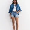 Shorts en denim déchiré Shorts en denim déchiré