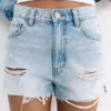 Shorts en denim déchiré Shorts en denim déchiré