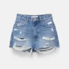 Shorts en denim déchiré Shorts en denim déchiré
