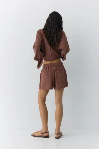Shorts en lin