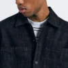 Surchemise en denim avec poches Surchemise en denim avec poches
