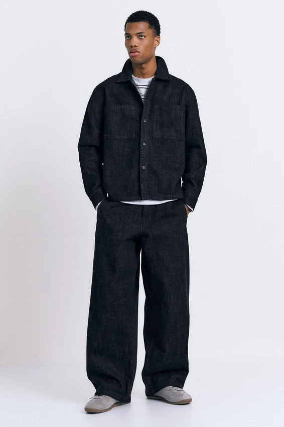 Surchemise en denim avec poches Surchemise en denim avec poches