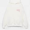 Sweat à capuche avec motif en forme de nœud Sweat à capuche avec motif en forme de nœud