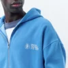 Sweat à capuche bleu zippé Sweat à capuche bleu zippé