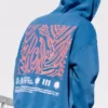 Sweat à capuche bleu zippé Sweat à capuche bleu zippé