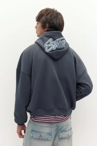 Sweat à capuche brodé STWD