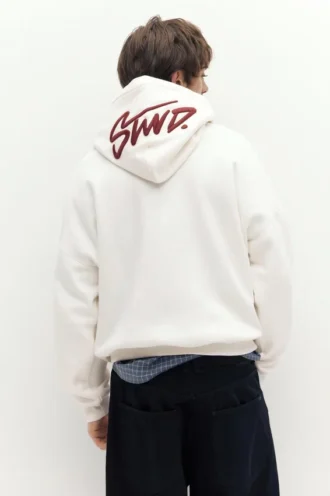 Sweat à capuche brodé STWD