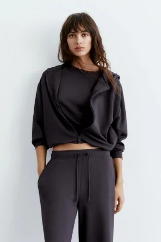Sweat à capuche doux au toucher
