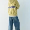Sweat à capuche jaune avec motif graphique Sweat à capuche jaune avec motif graphique