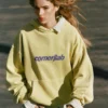 Sweat à capuche jaune avec motif graphique Sweat à capuche jaune avec motif graphique