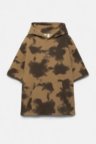 Sweat à capuche à manches courtes Sakamoto Days Shorts