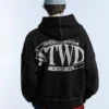 Sweat à capuche noir STWD Sweat à capuche noir STWD