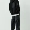Sweat à capuche noir STWD 91 Sweat à capuche noir STWD 91