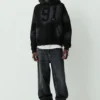 Sweat à capuche noir STWD 91 Sweat à capuche noir STWD 91