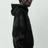 Sweat à capuche noir STWD 91 Sweat à capuche noir STWD 91