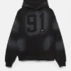 Sweat à capuche noir STWD 91 Sweat à capuche noir STWD 91