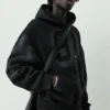 Sweat à capuche noir STWD 91 Sweat à capuche noir STWD 91