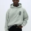 Sweat à capuche oversize avec imprimé Sweat à capuche oversize avec imprimé