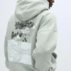 Sweat à capuche oversize avec imprimé Sweat à capuche oversize avec imprimé