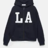 Sweat à capuche zippé avec motif Sweat à capuche zippé avec motif