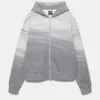 Sweat à capuche zippé en interlock