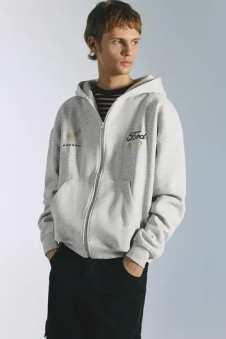 Sweat à capuche zippé Ford