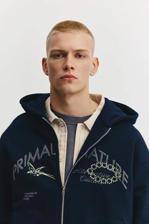 Sweat à capuche zippé Primal Nature Sweat à capuche zippé Primal Nature